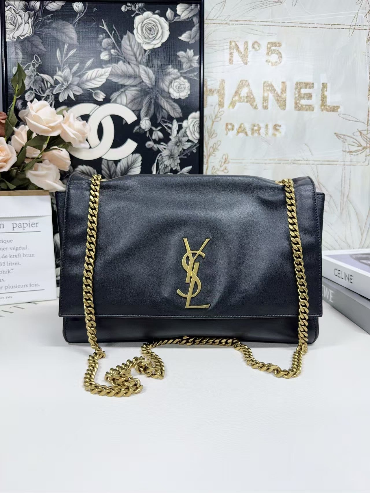 preloved YSL bag Golden hardware