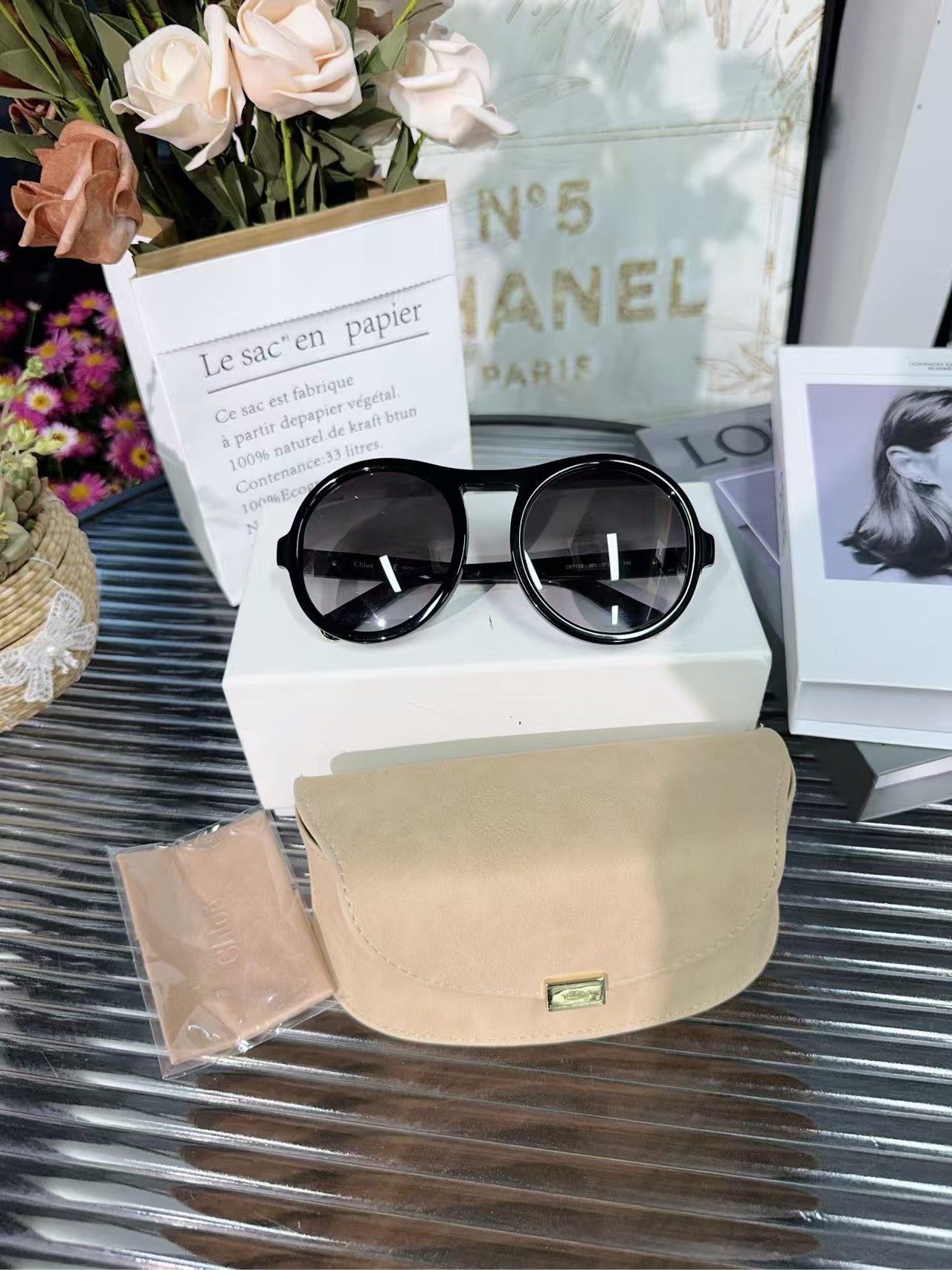 preloved chloe glasses wth box