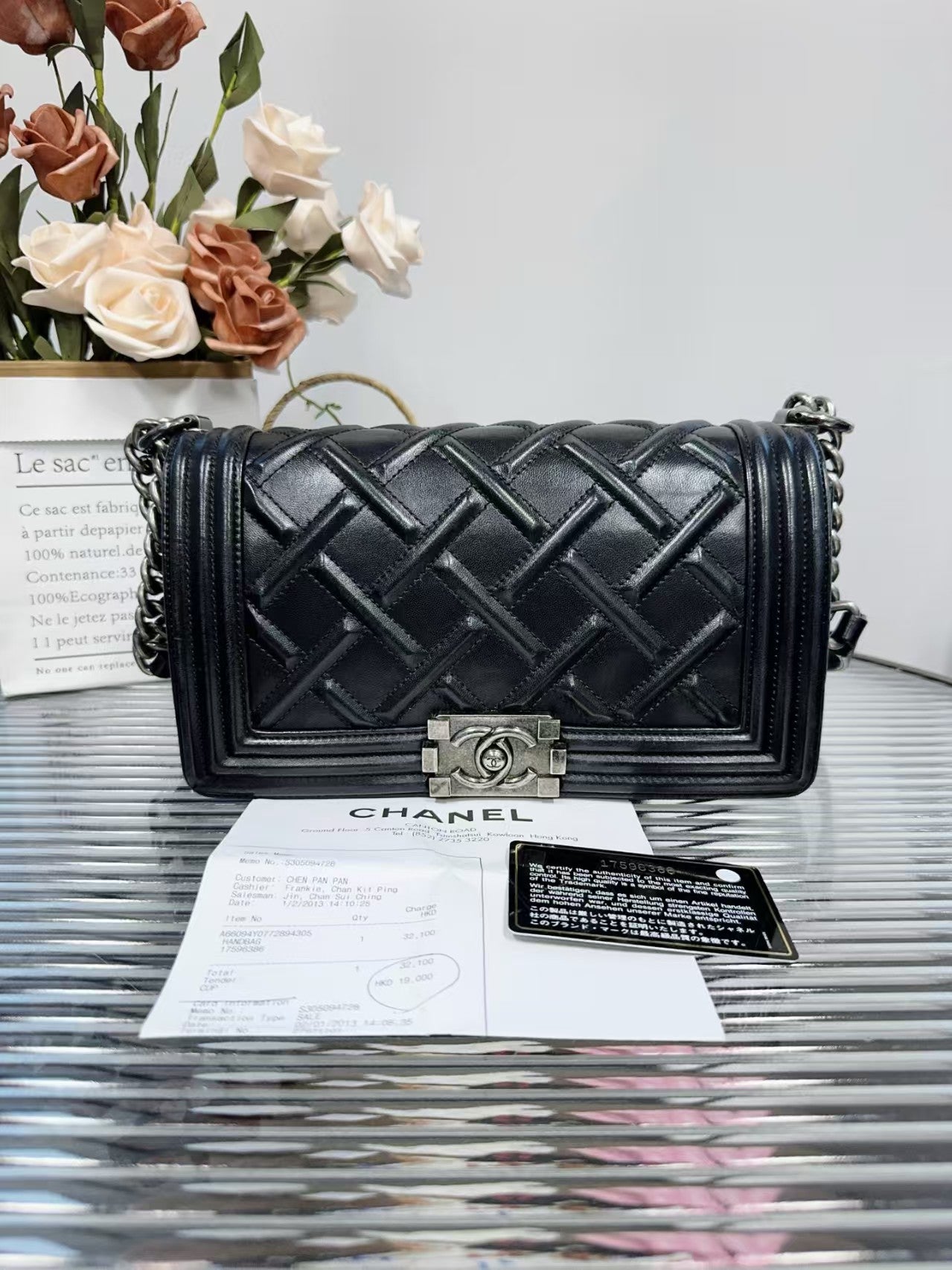 preloved Chanel bag Leboy bag