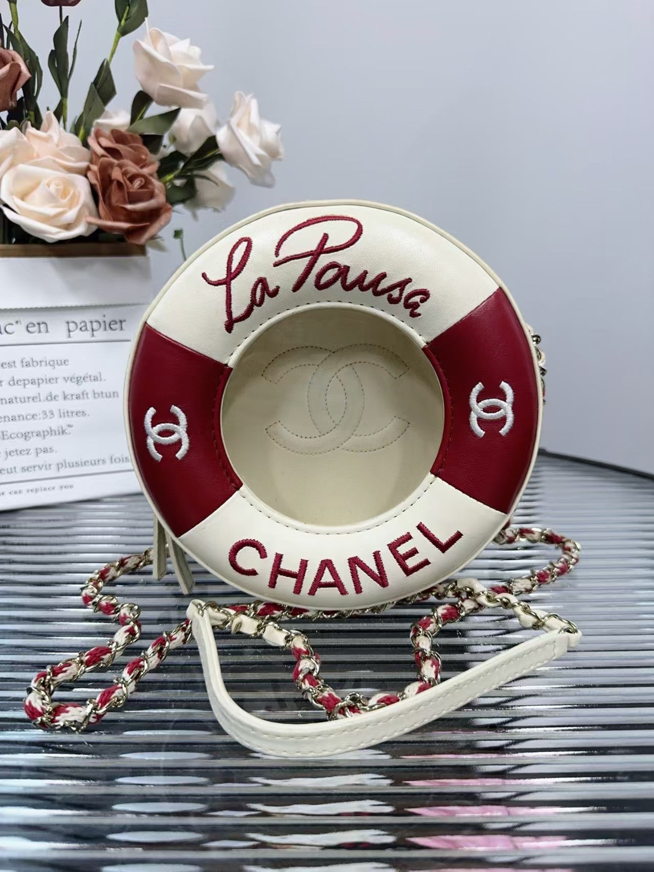 preloved Chanel bag 2019 swim ring bag