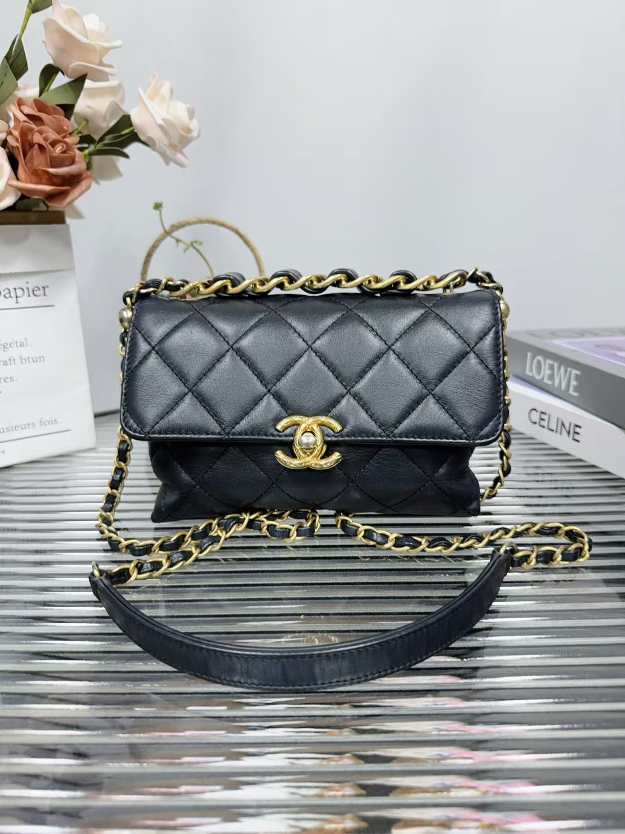 preloved chanel bag 22s microship