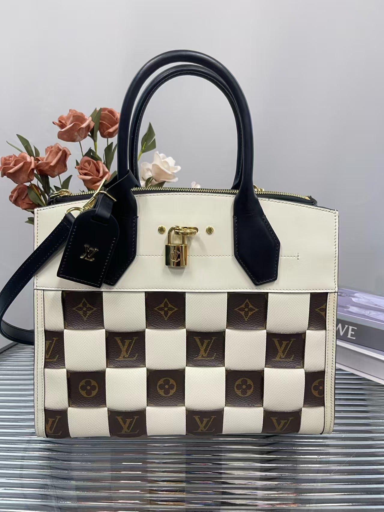 preloved LV bag City steamer handbag/shoulder bag