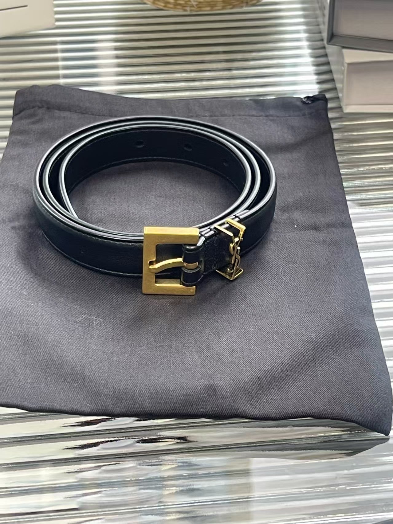 preloved Ysl belt for women