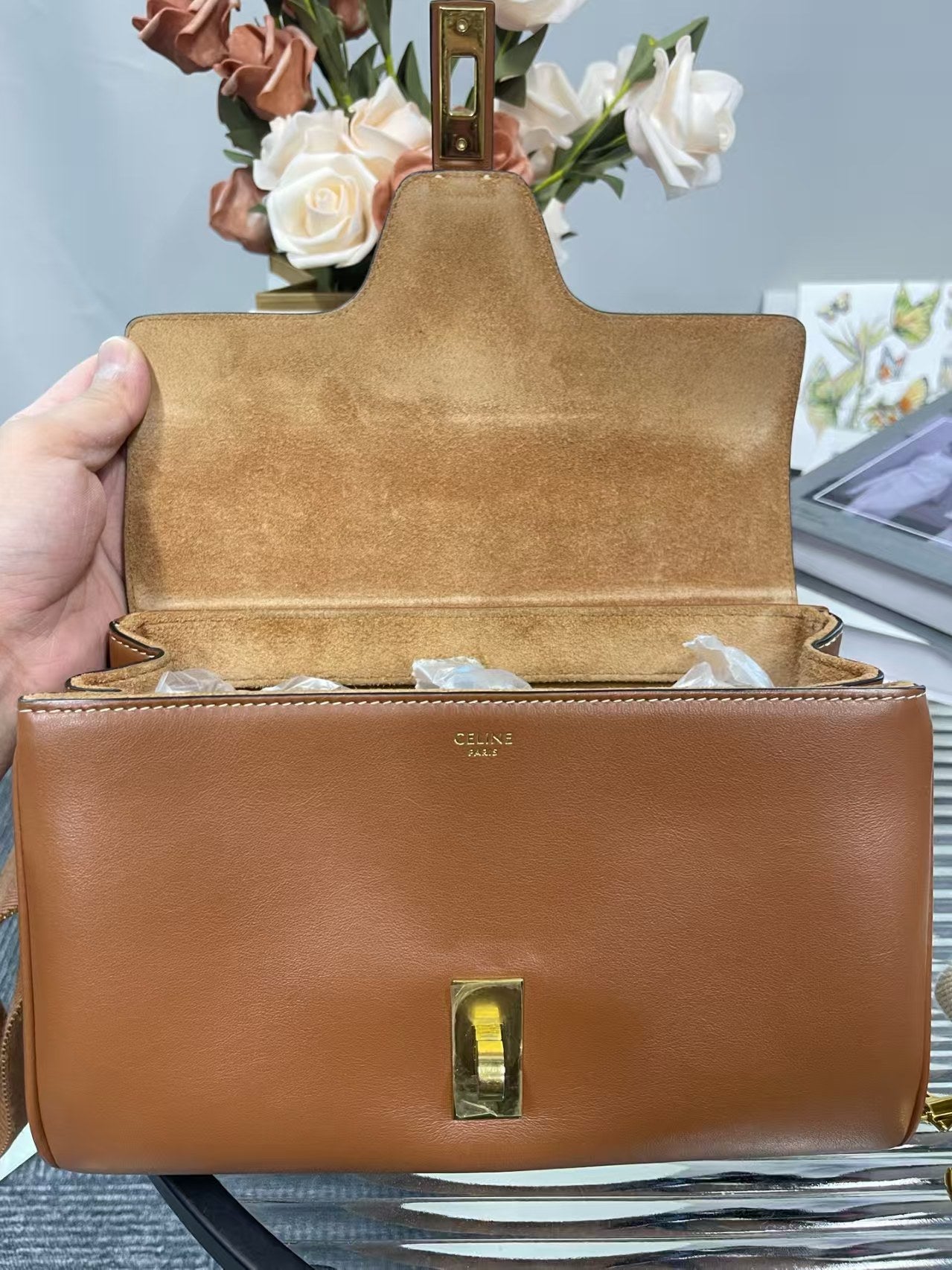 preloved Celine bag Golden hardware