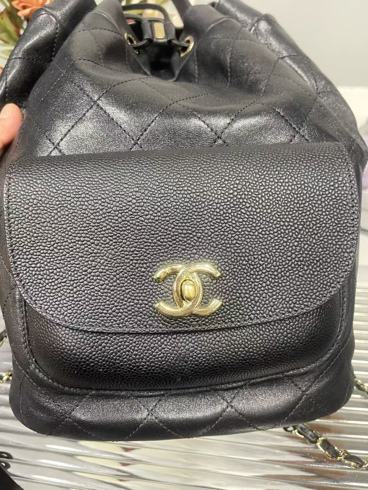 preloved Chanel backpack