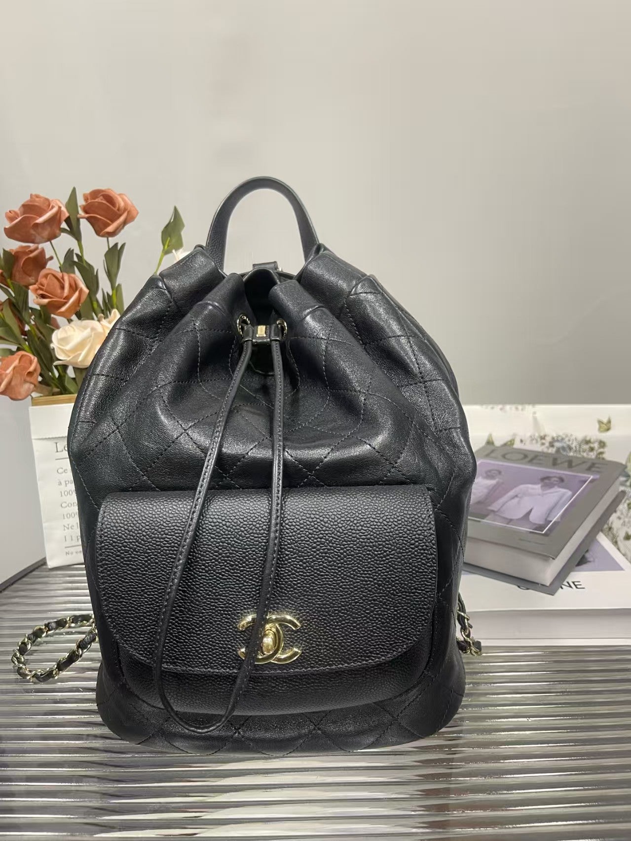 preloved Chanel backpack