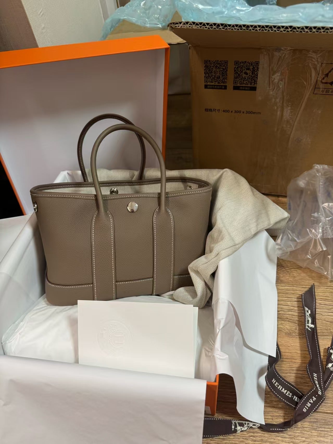 preloved hermes bag garden party