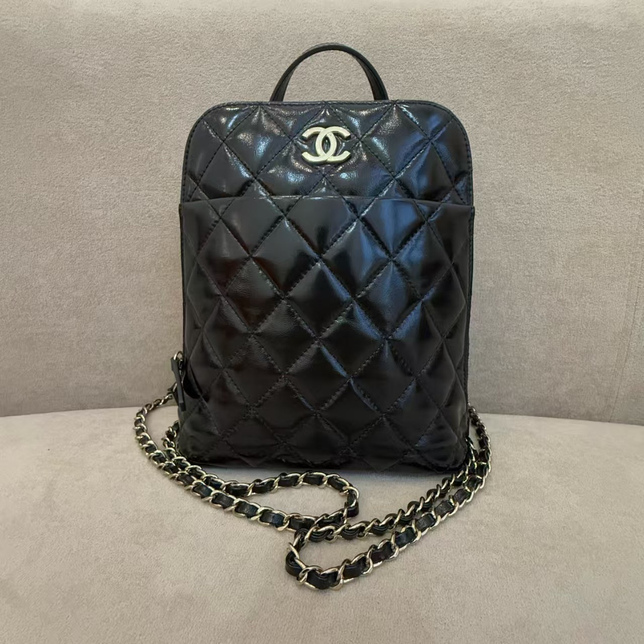 preloved Chanel backpack