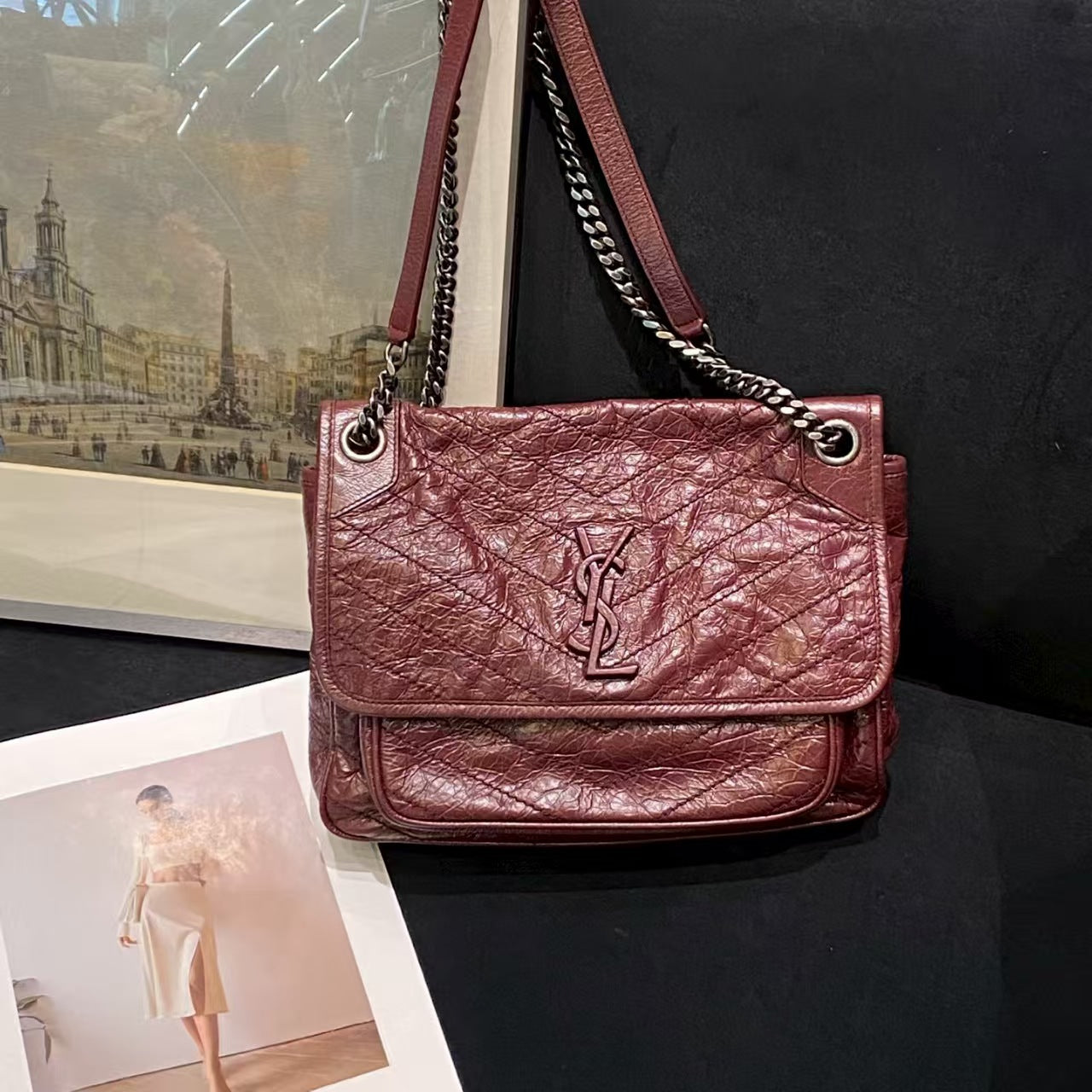 preloved YSL bag NIKI shoulder bag/crossbody bag