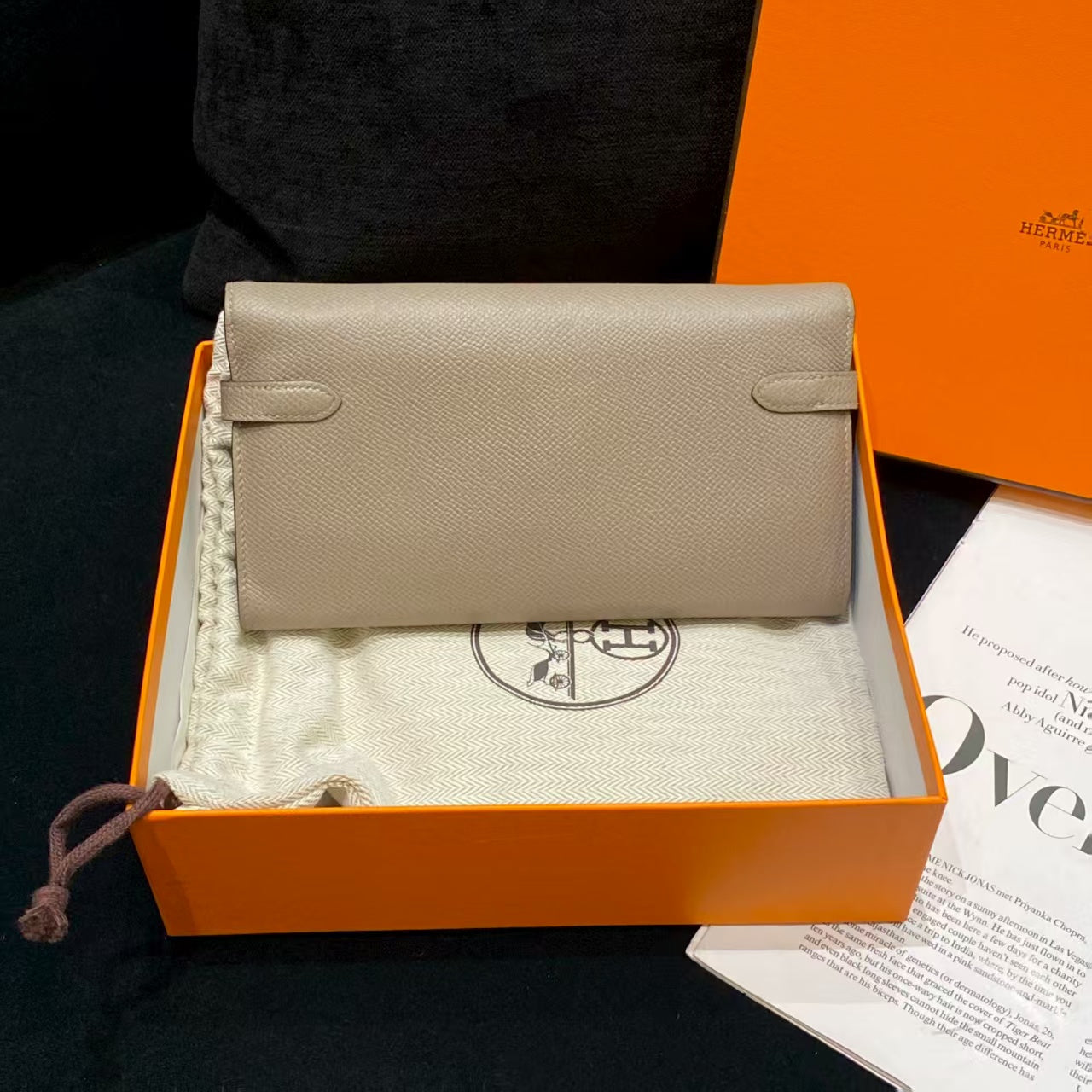 preloved hermes wallet Kelly Long