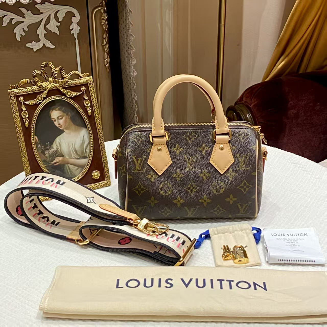 preloved LV bag Speedy 20 handbag/crossbody bag