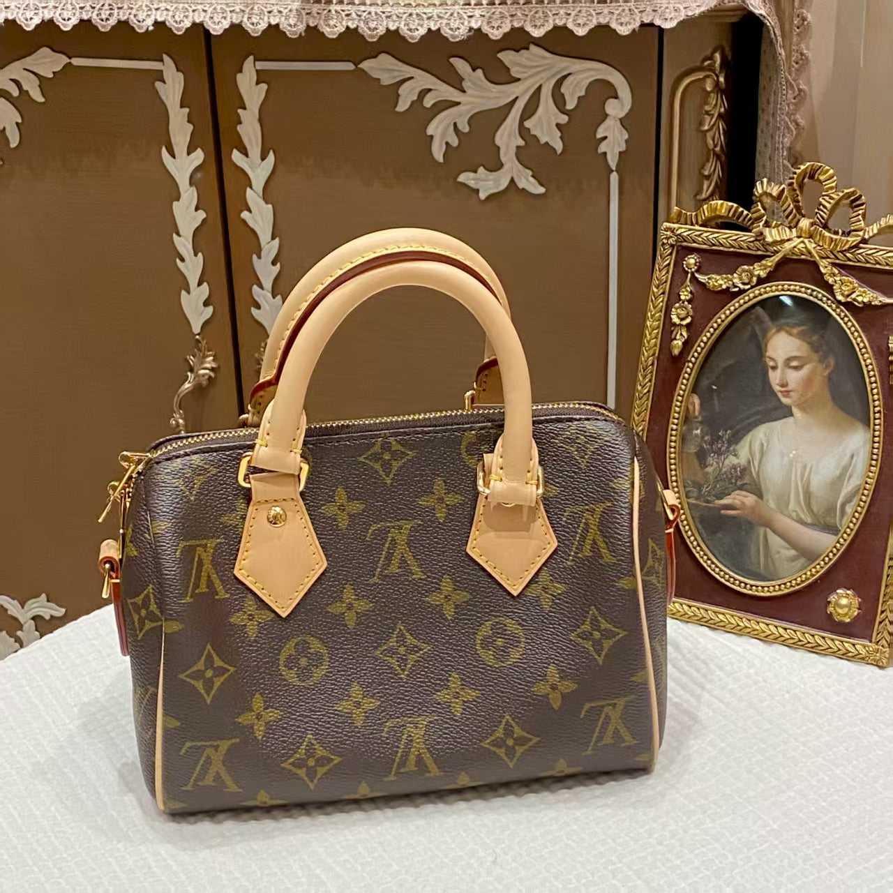 preloved LV bag Speedy 20 handbag/crossbody bag