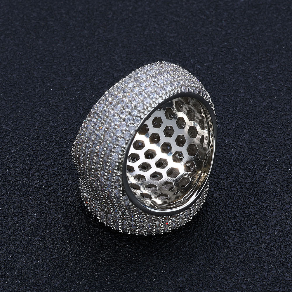 Hip pop ring for men