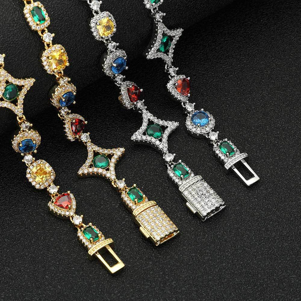 Hip pop braclet and necklace