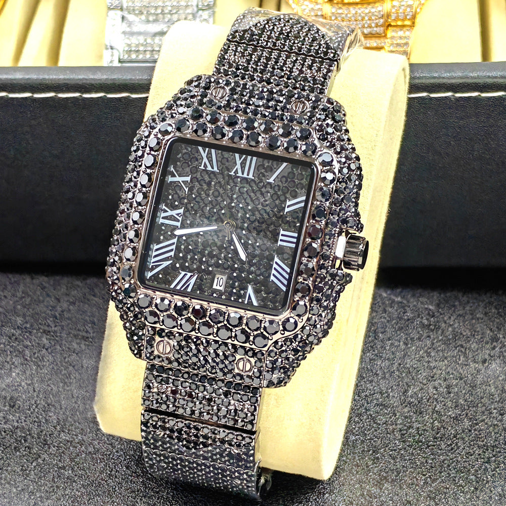 Hip pop watch for men diamond watch