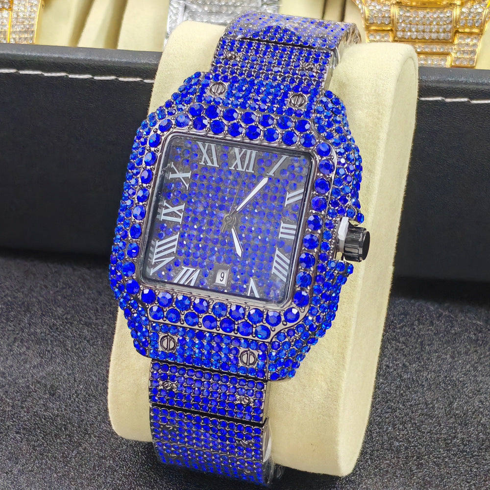 Hip pop watch for men diamond watch