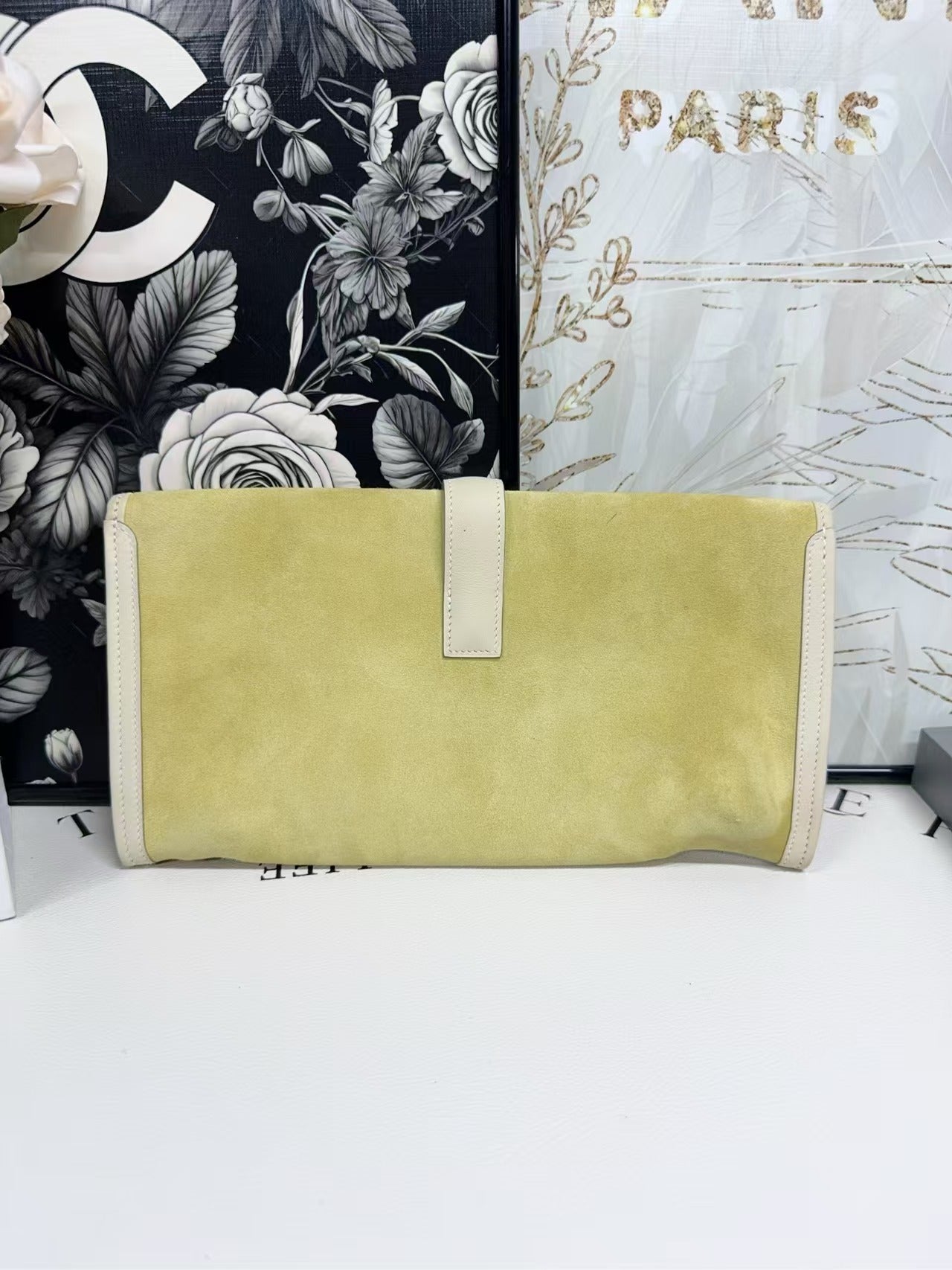 preloved hermes bag clutch/H logo