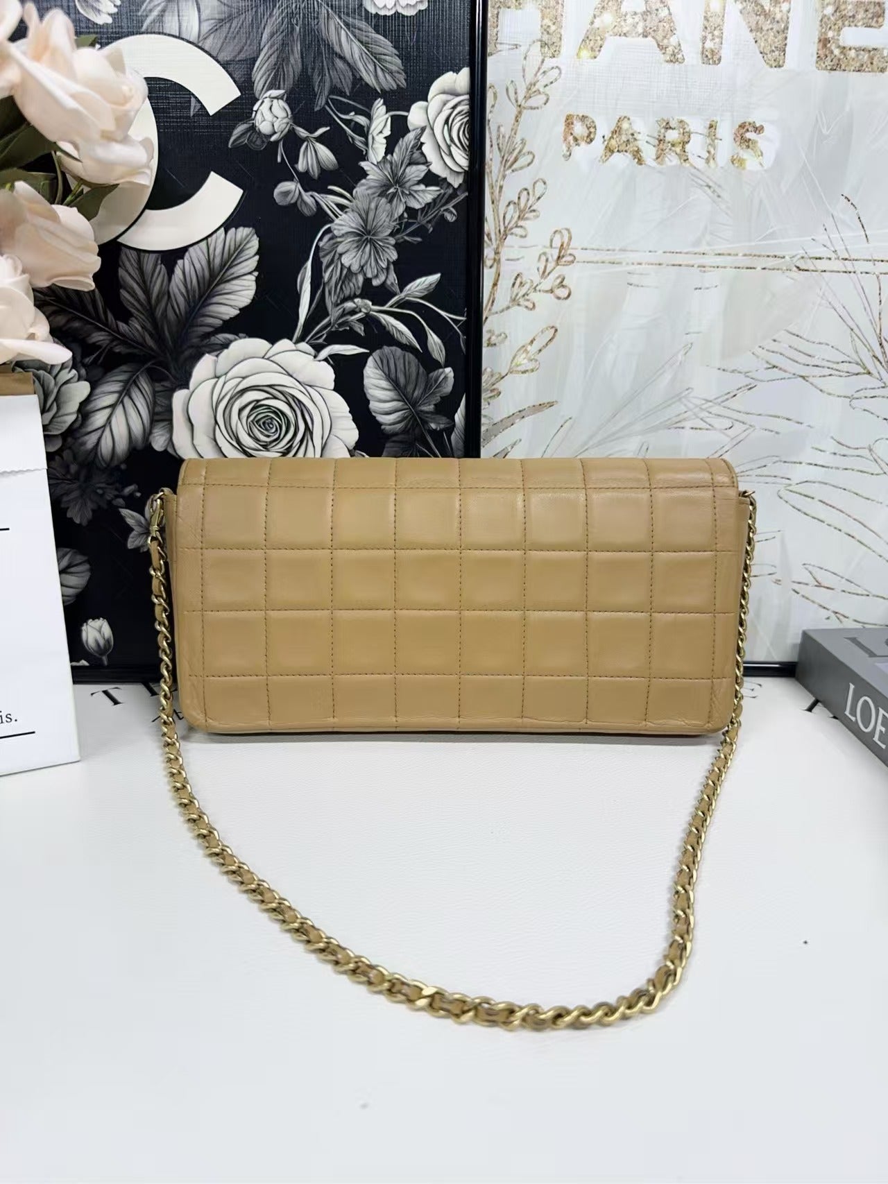 preloved Chanel bag shoulder bag/light brown