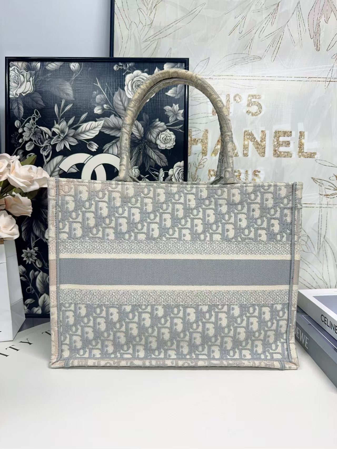 preloved Dior bag Tote bag/monogram
