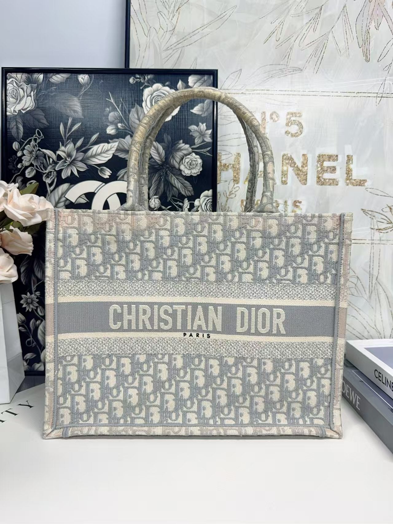 preloved Dior bag Tote bag/monogram