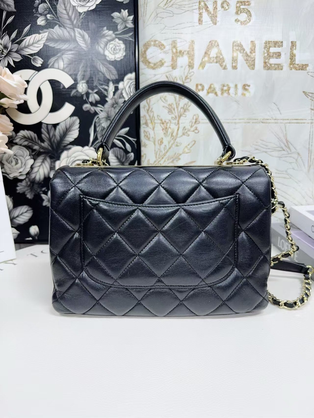 preloved Chanel bag Top handle/Trendy CC/shoulder bag