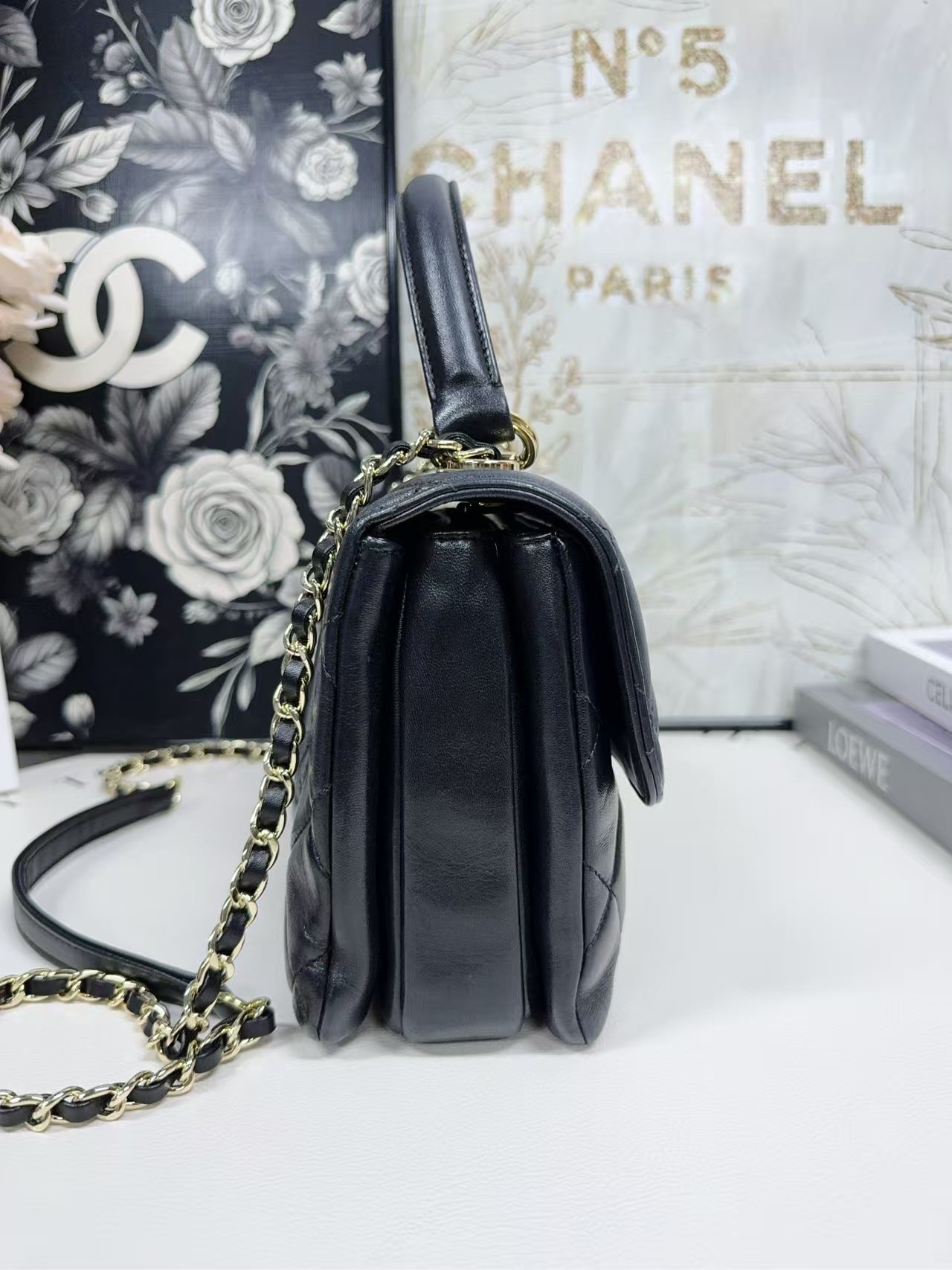 preloved Chanel bag Top handle/Trendy CC/shoulder bag
