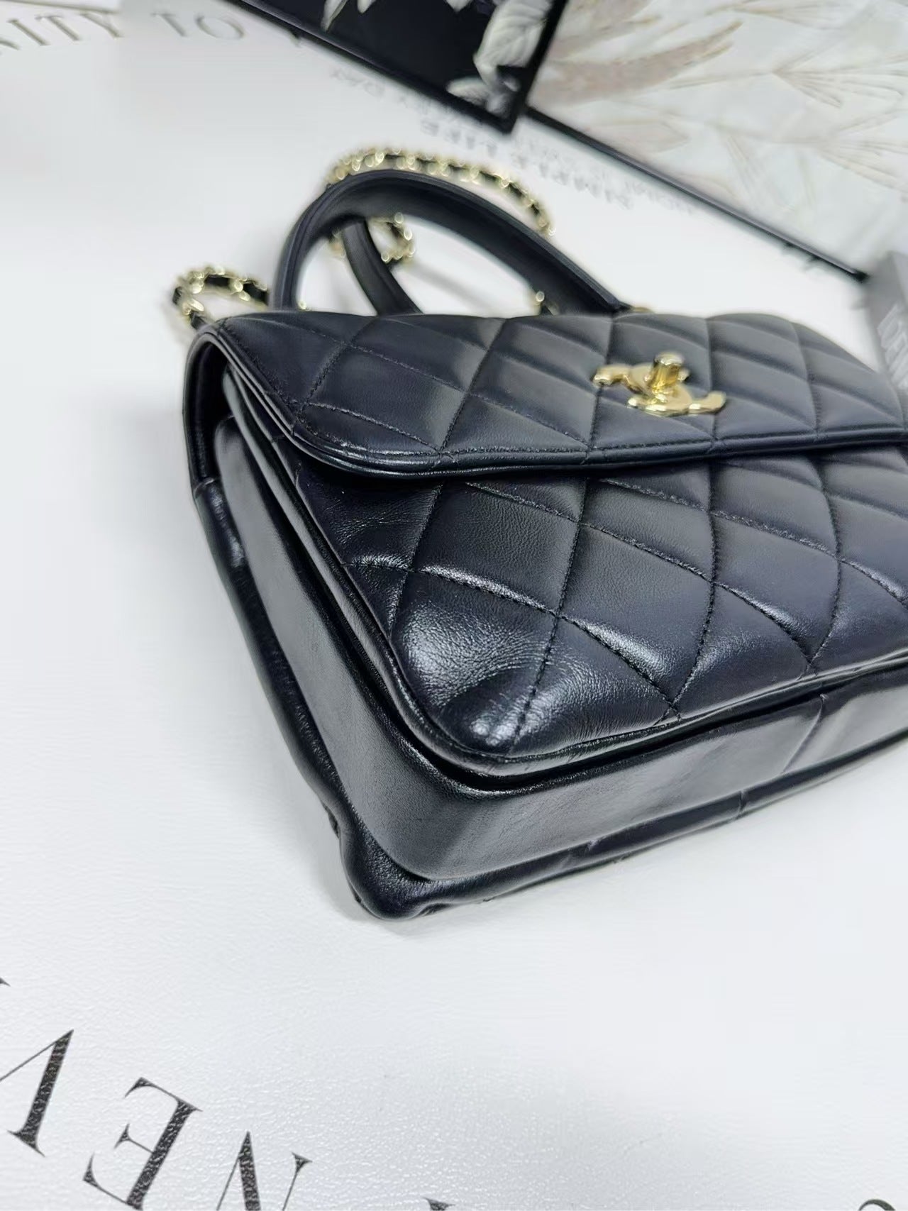 preloved Chanel bag Top handle/Trendy CC/shoulder bag