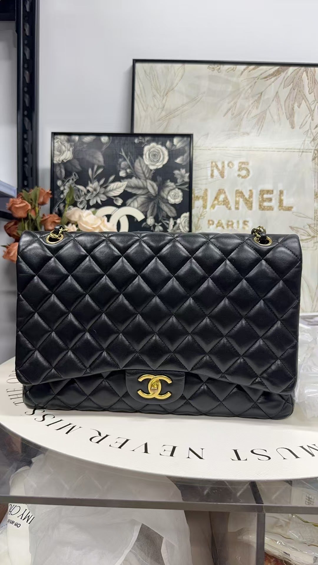 preloved Chanel bag CF/Shoulder bag/Maxi