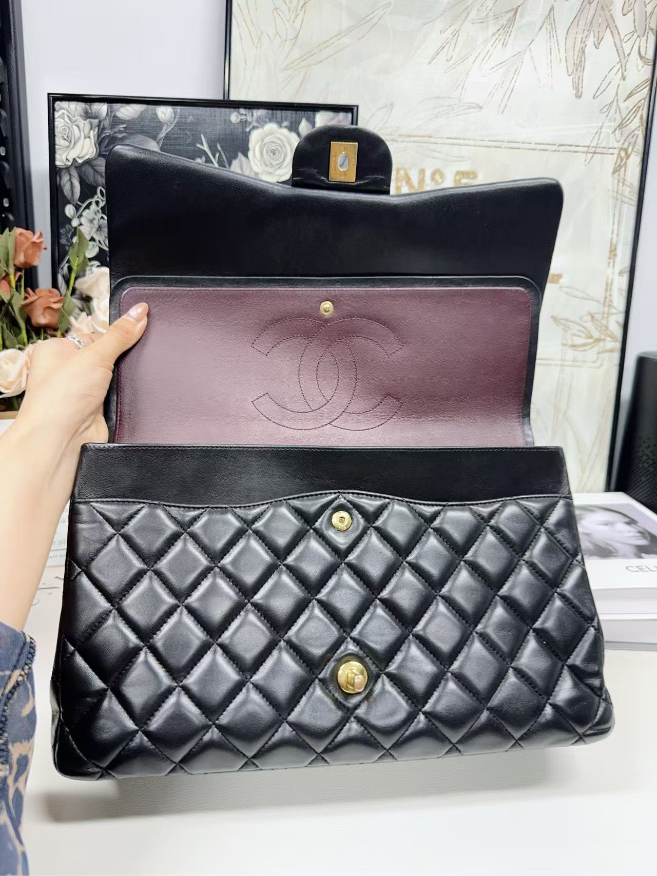 preloved Chanel bag CF/Shoulder bag/Maxi