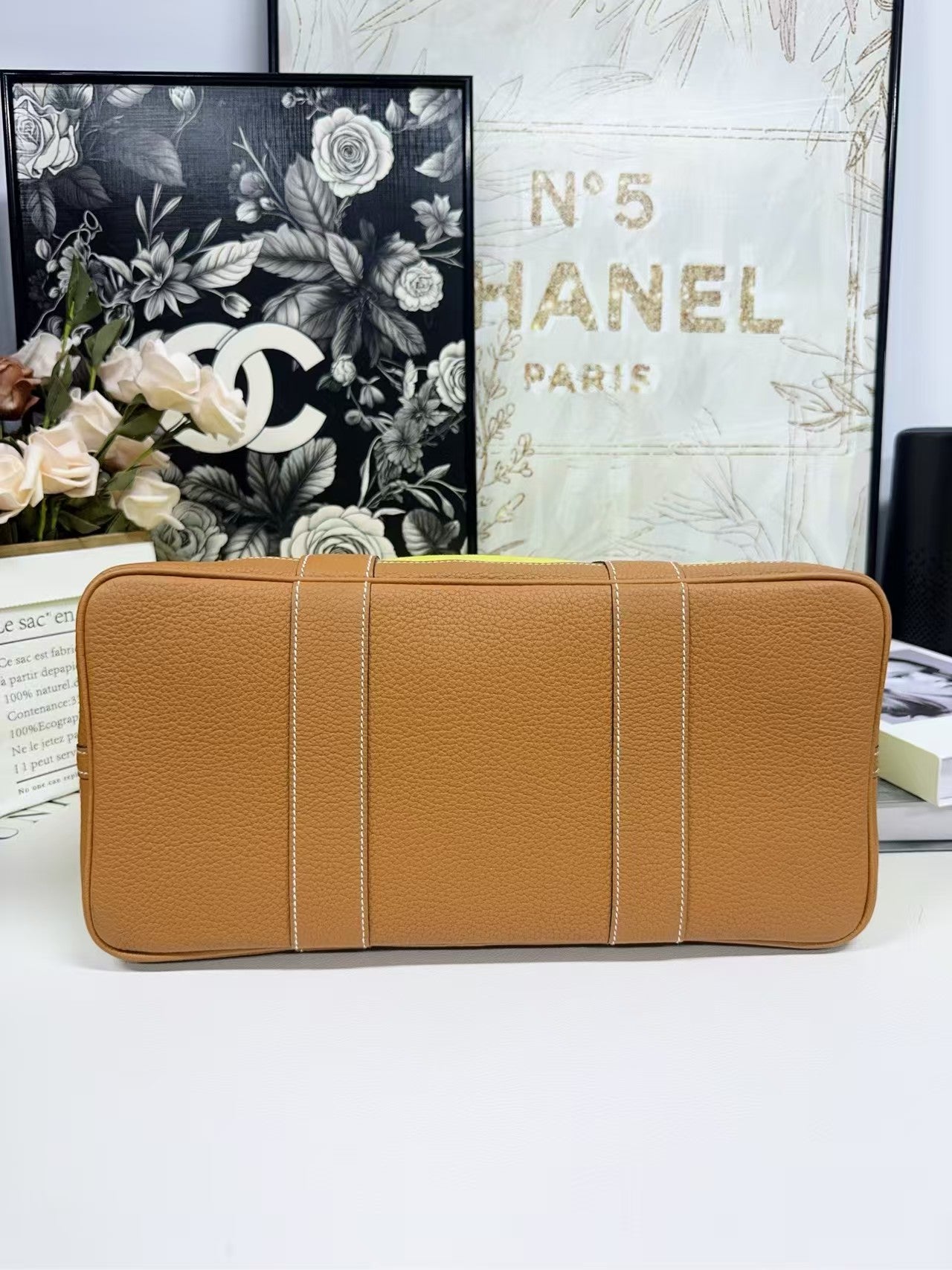 preloved Hermes bag canvas garden party36