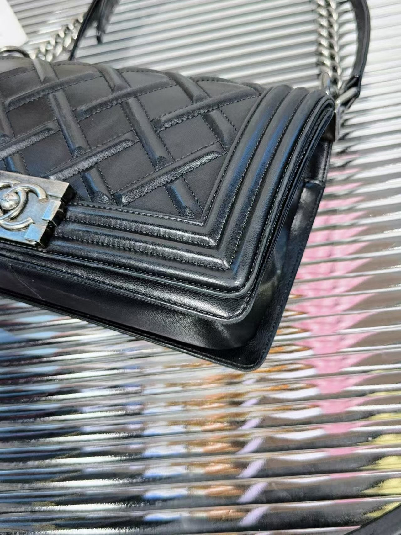 preloved Chanel bag Leboy bag