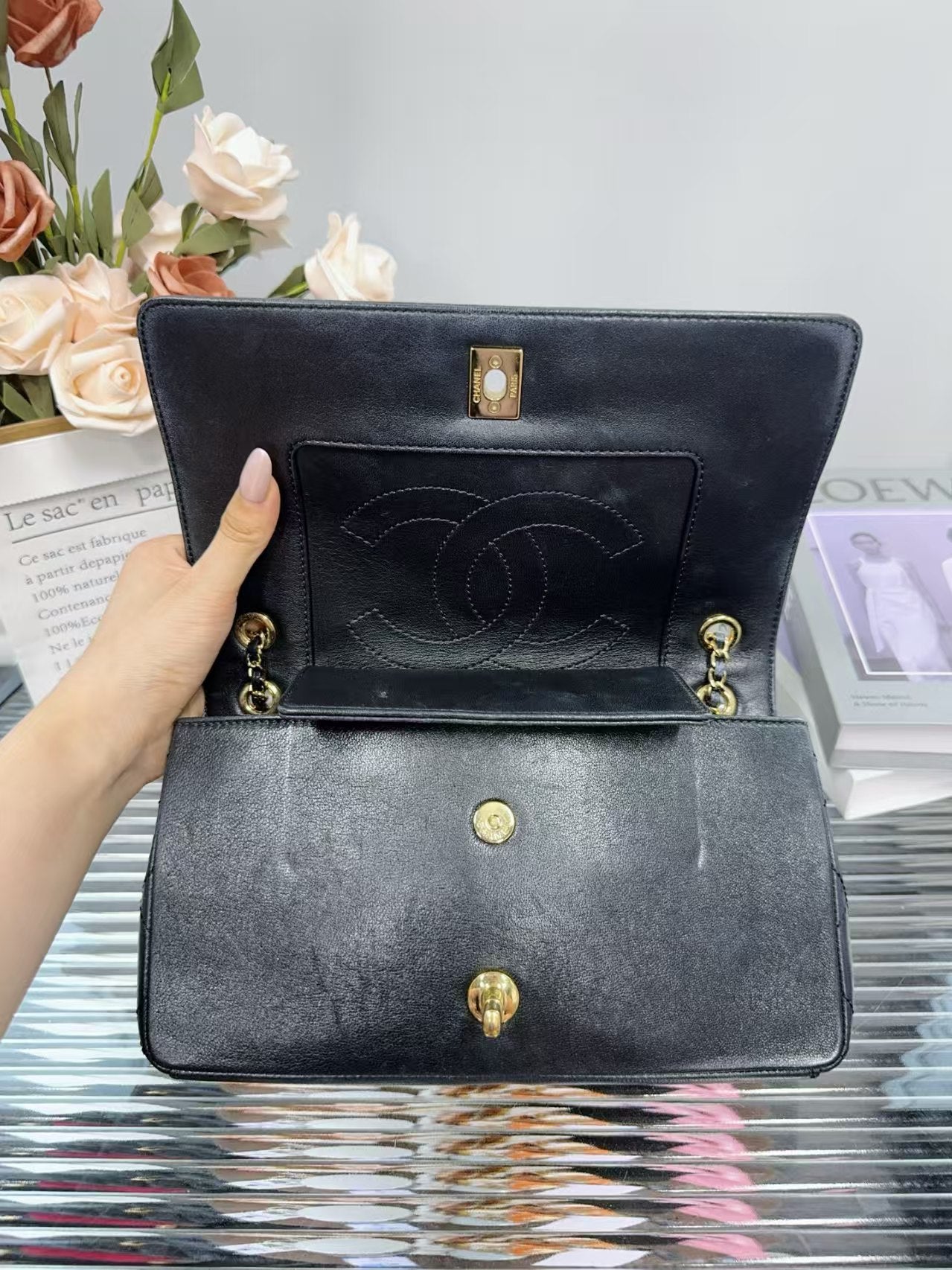 preloved Chanel bag Flip bag Shoulder bag