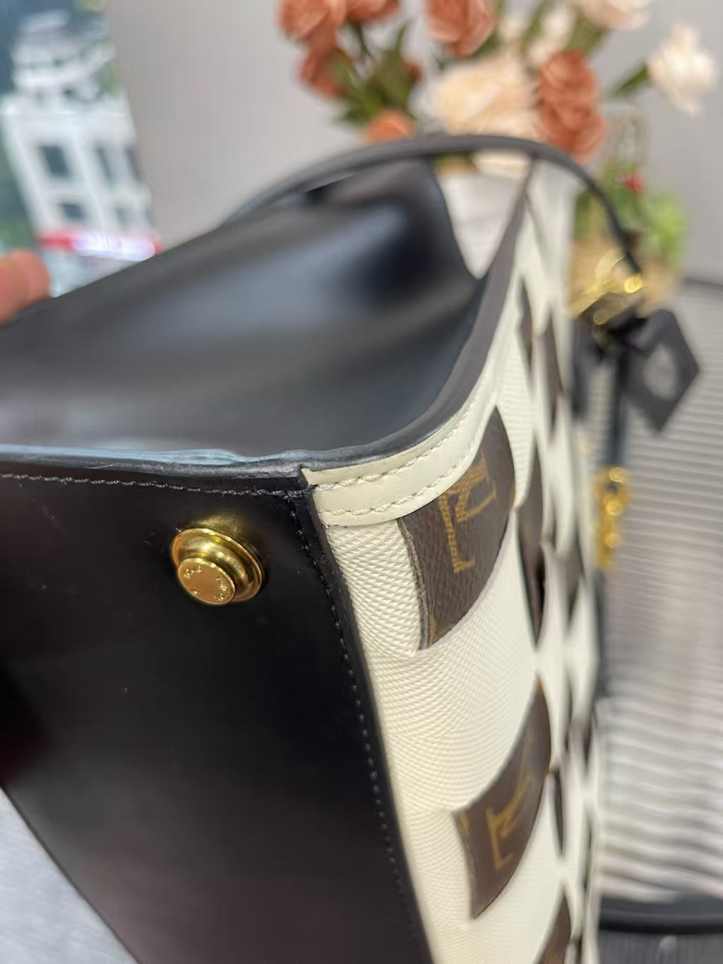 preloved LV bag City steamer handbag/shoulder bag