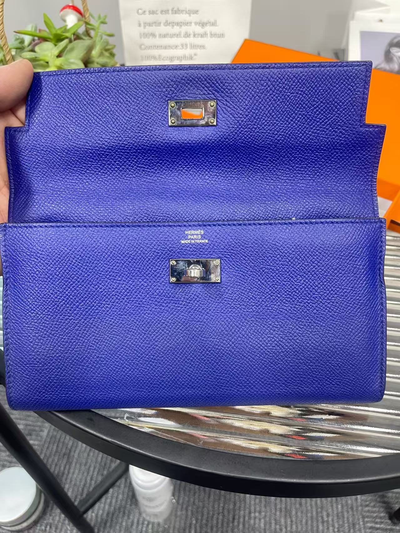 preloved Hermes wallet fullset