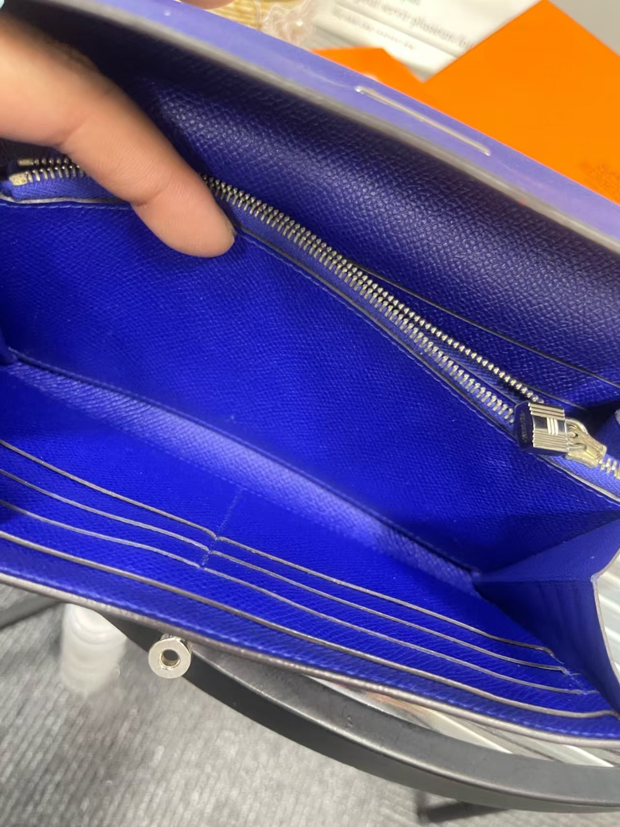 preloved Hermes wallet fullset