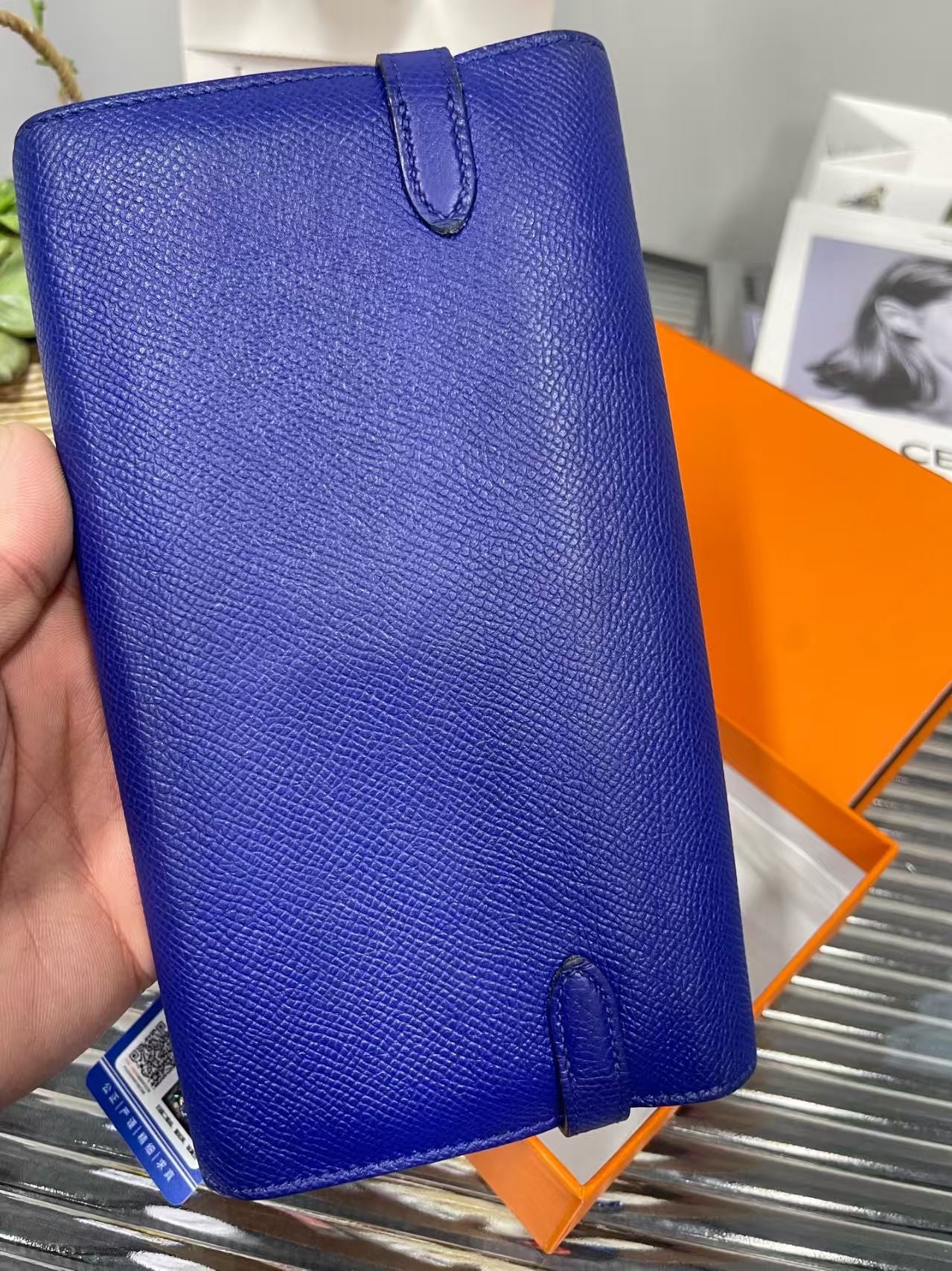 preloved Hermes wallet fullset