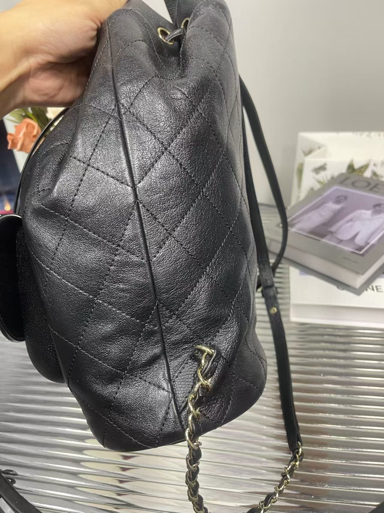 preloved Chanel backpack