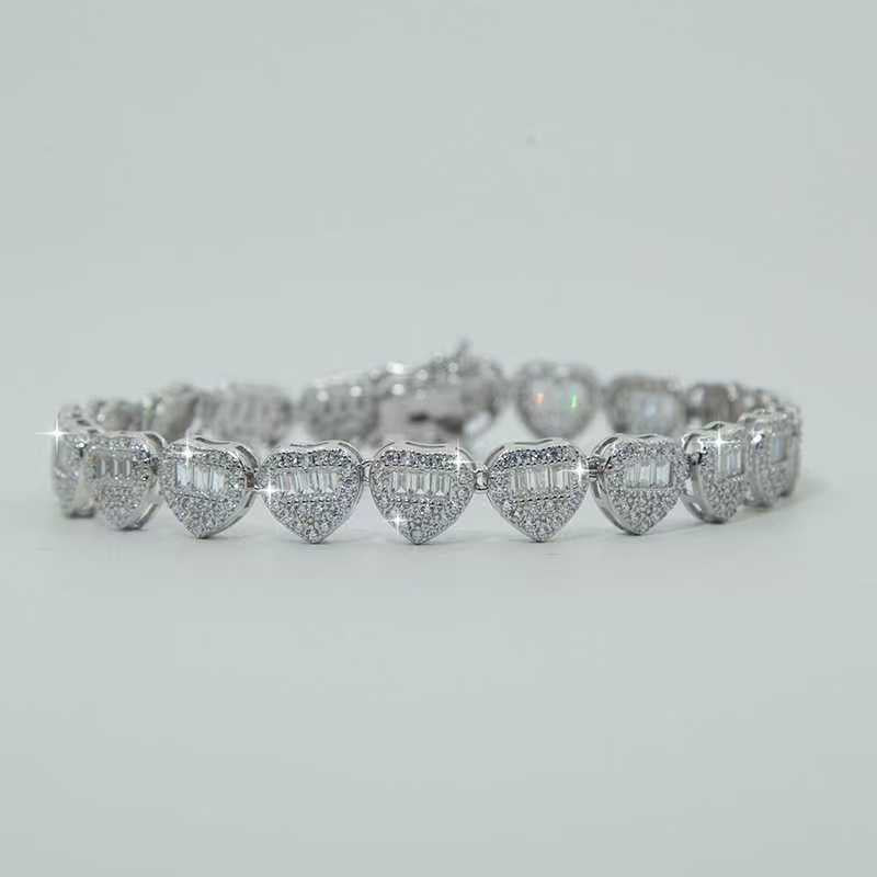High level Hip pop braclet Heart shape