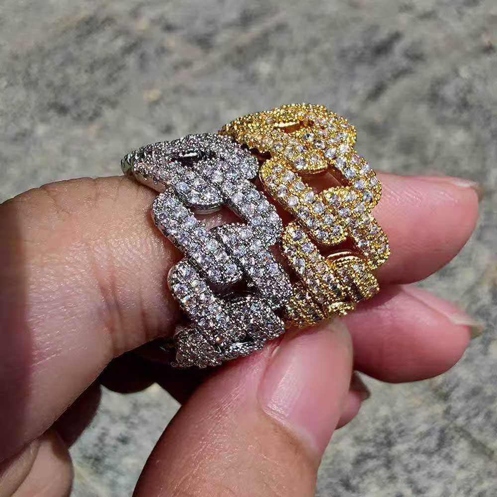 Hip pop ring Cuba ring for men