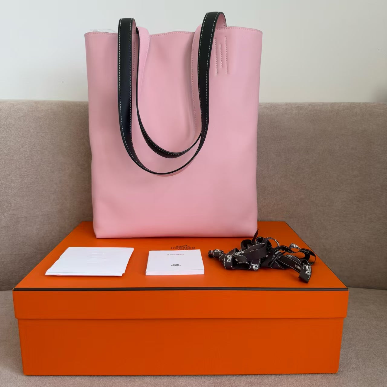 preloved Hermes bag Double Sens hangdbag/tote