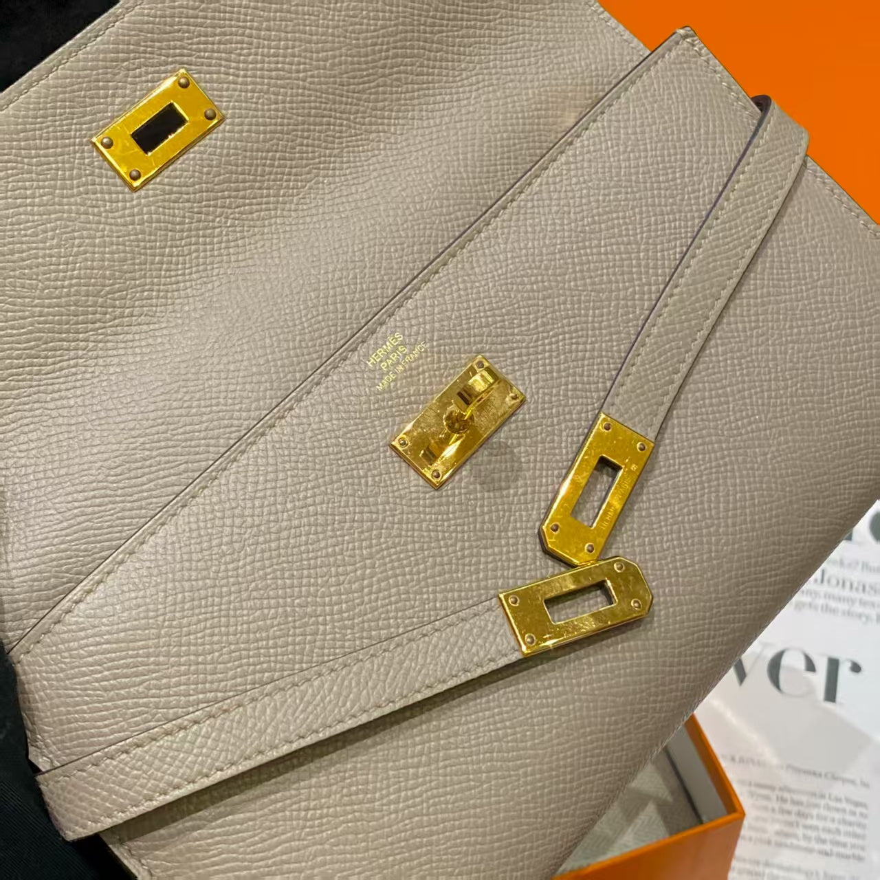 preloved hermes wallet Kelly Long
