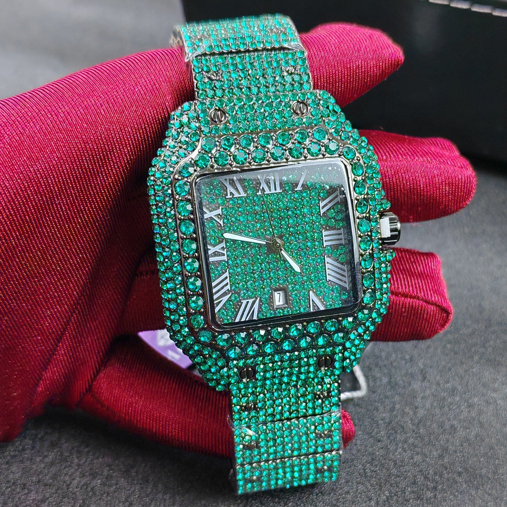 Hip pop watch for men diamond watch