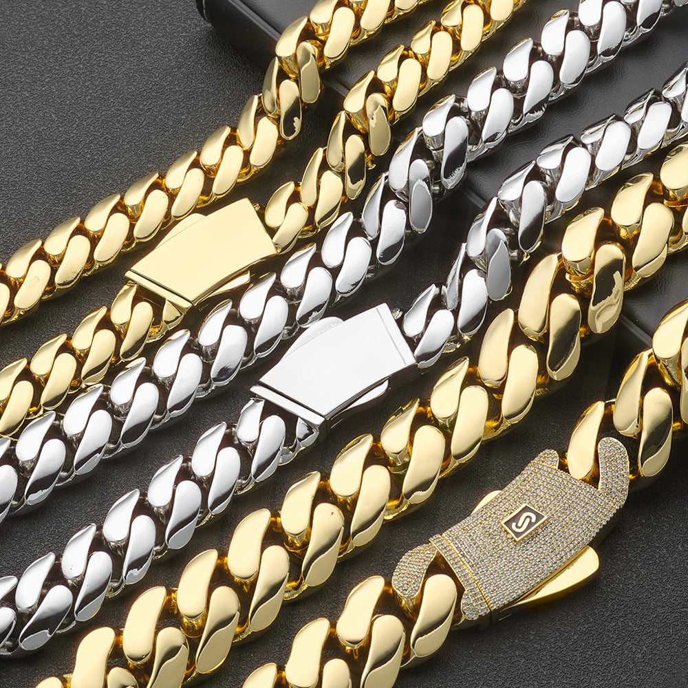 14k Hip pop chain for men