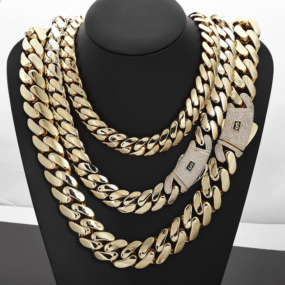 14k Hip pop chain for men